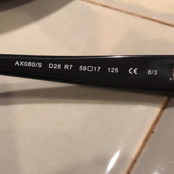 Armani Exchange Women's Sunglasses AX080/S - Black - with case - Picture 7 of 9